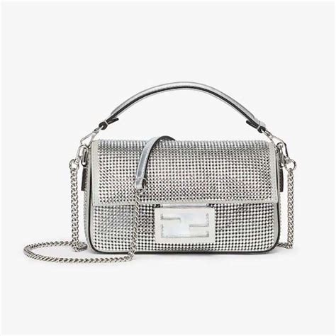 fendi velvet top|fendi baguette silver.